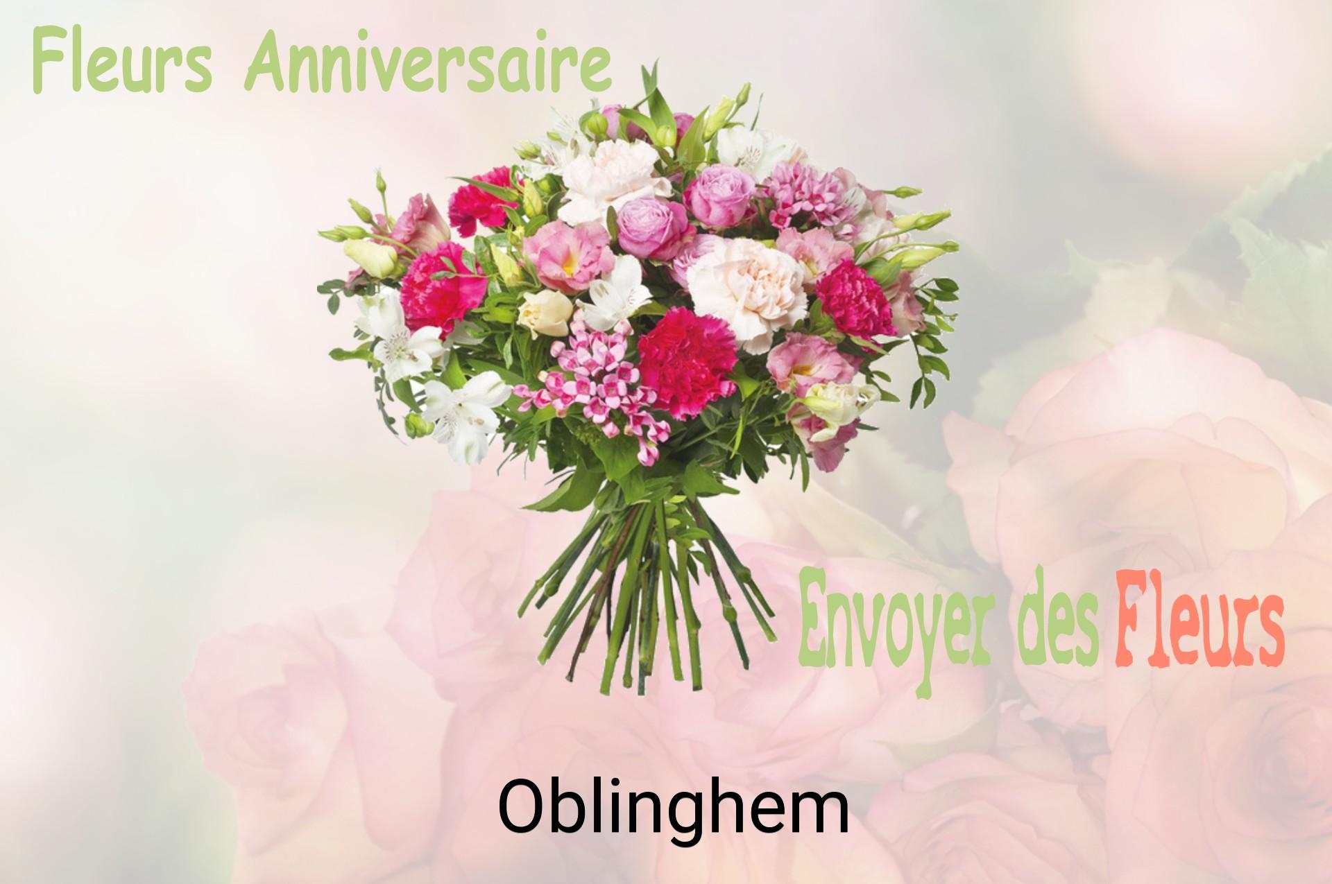 Bouquet de fleurs d’anniversaire livré à Oblinghem